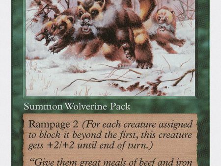 Wolverine Pack [Fifth Edition] For Sale