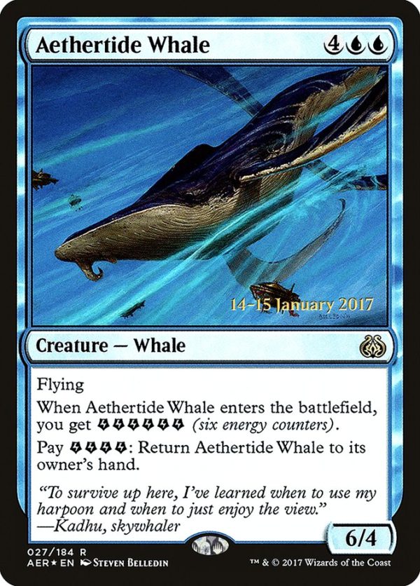 Aethertide Whale [Aether Revolt Prerelease Promos] Discount