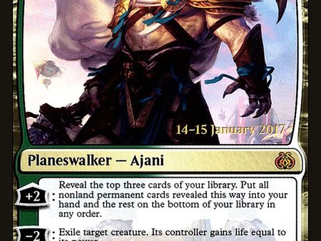 Ajani Unyielding [Aether Revolt Prerelease Promos] on Sale