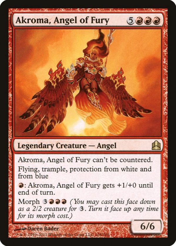 Akroma, Angel of Fury [Commander 2011] Online