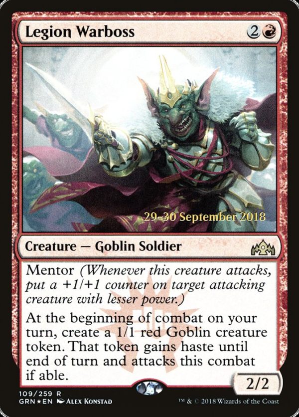 Legion Warboss [Guilds of Ravnica Prerelease Promos] Supply