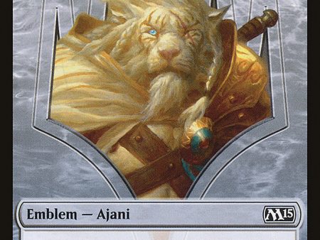 Ajani Steadfast Emblem [Magic 2015 Tokens] Online Sale