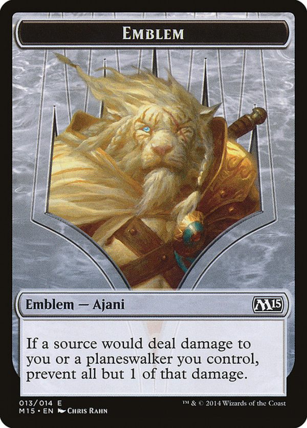 Ajani Steadfast Emblem [Magic 2015 Tokens] Online Sale