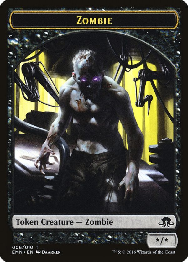 Zombie Token (006 010) [Eldritch Moon Tokens] Hot on Sale