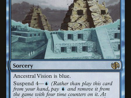 Ancestral Vision [Duel Decks: Jace vs. Chandra] Sale