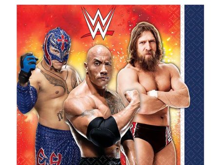 WWE Party Lunch Tissues 16pcs on Sale