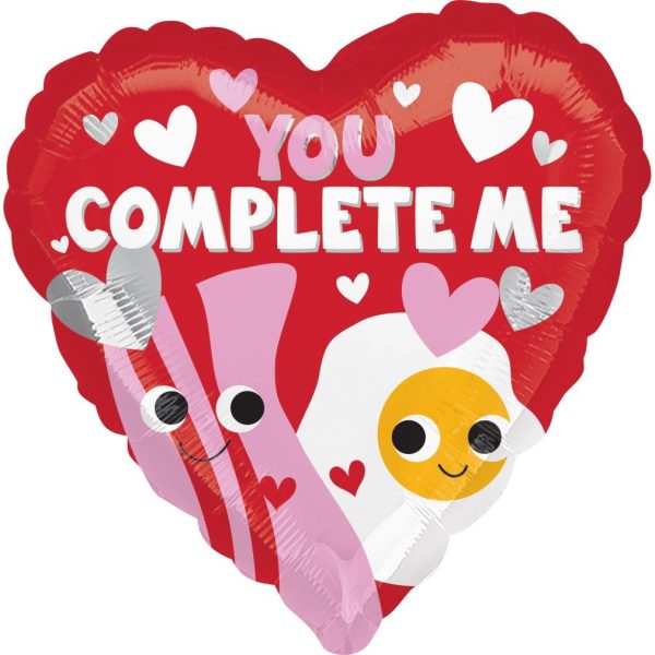 You Complete Me Foil Balloon 45cm Online now