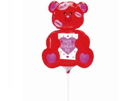 Happy Valentine s Day Bear Mini Shape Balloon Sale