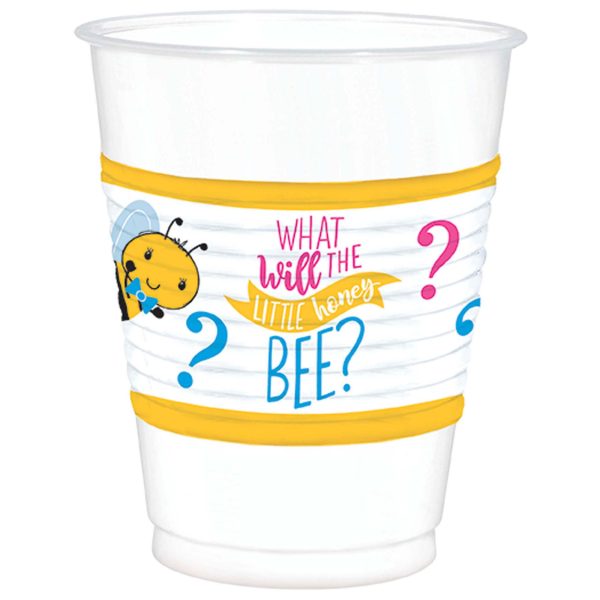 Baby Shower - What Will It Bee? Plastic Cups 16oz, 25pcs Cheap