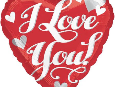 Love White Script Foil Balloon 18in Sale