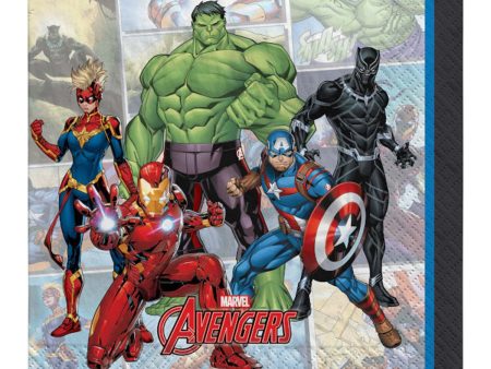 Marvel Powers Unite Lunch Tissues 16pcs Supply