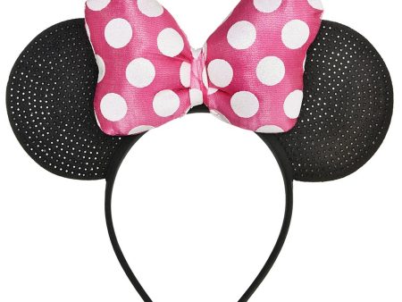 Minnie Mouse Forever Fabric Deluxe Headband For Cheap